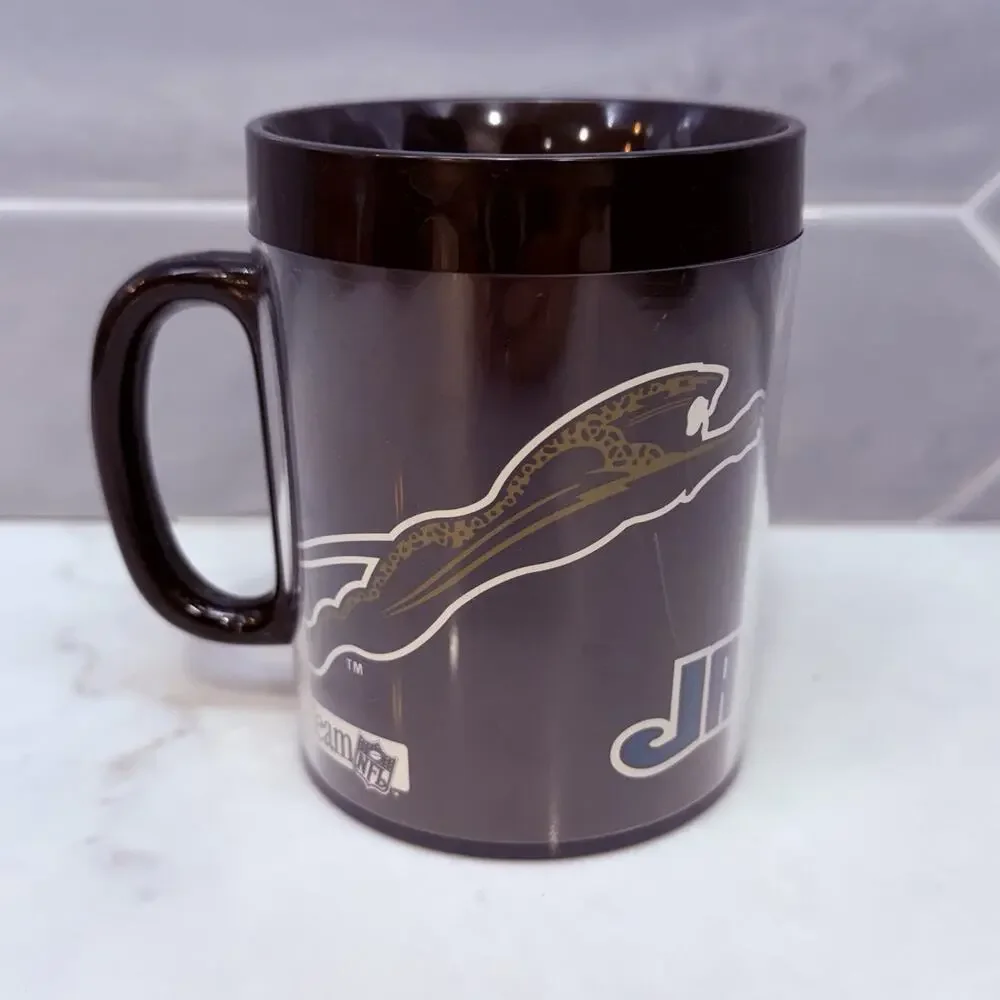 Rare Vintage Jacksonville Jaguars 1993 Banned Original Logo Leaper Coffee Mug